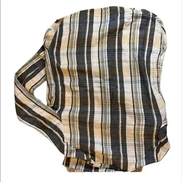 ✨ Paige jeans super soft plaid flannel shirt✨ - Picture 4 of 6